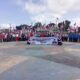 Pj Bupati Syakir foto bersama saat Apel Gerakan Pembagian 10 Juta Bendera Merah Putih. Waspada/Seh Muhammad Amin