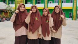 Inilah 4 siswa MAN 1 Padangsidimpuan yang melaju ke KSM Tinkat Nasional Tahun 2024.Waspada/ist.