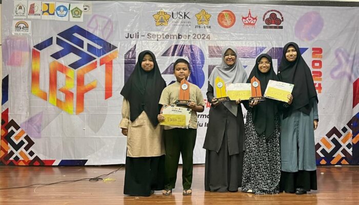 Santri Dan Guru Dayah Ruhul Qurani Juara LBFT Regional Aceh Barat 
