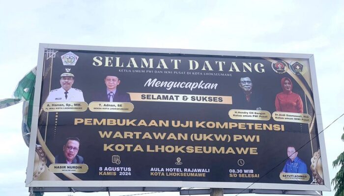 Uji Kompetensi Wartawan Angkatan XVIII PWI Aceh Digelar Di Lhokseumawe