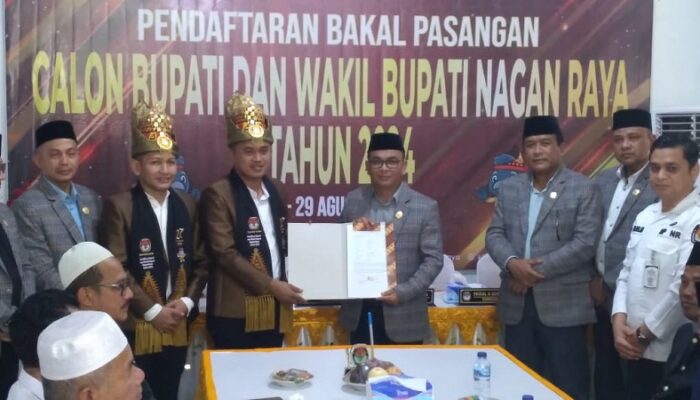 KIP Nagan Raya Terima Pendaftaran Empat Paslon Bupati Dan Wabup