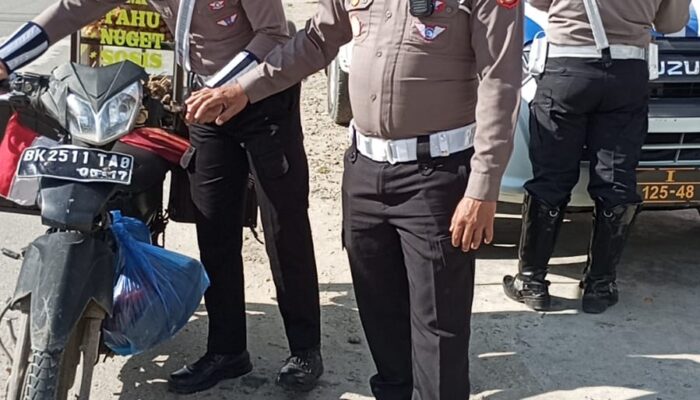 Polres Gayo Lues Gelar Razia Kenderaan Bermotor