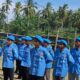 Para Brimas ketika mengikuti Diklatsar Brimas Tahun 2024 di Aceh Timur, Sabtu (20/7) lalu. Waspada/H. Muhammad Ishak