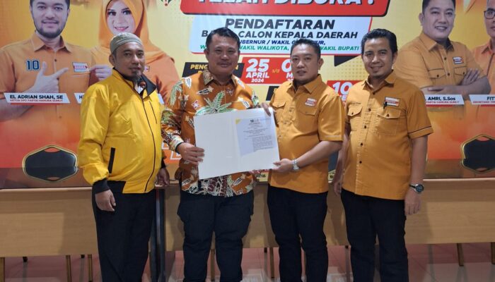 Partai Hanura Serahkan Rekomendasi Pasangan Sowa’a – Martinus