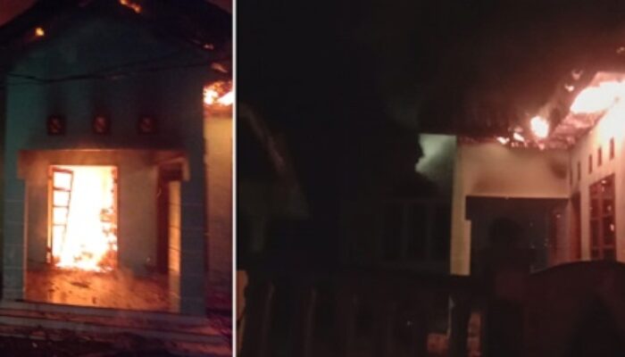 Gedung PKK Lamteungoh Habis Terbakar