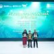 Perwakilan PT ANJ saat menerima penghargaan pada puncak acara ENSIA 2024 di Bali, akhir Juli lalu. (Waspada/Ist)