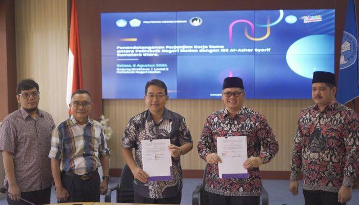 Al-Azhar Asy-Syarif Sumut Dan Politeknik Negeri Medan Gelar  MoU