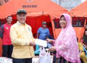 Baznas Sumut Bantu Korban Warga  Terdampak  Kebakaran