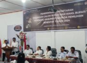 Usai Mendaftar, Birma Sinaga – Erwin Sihite Disambut Ribuan Pendukungnya Hingga Malam