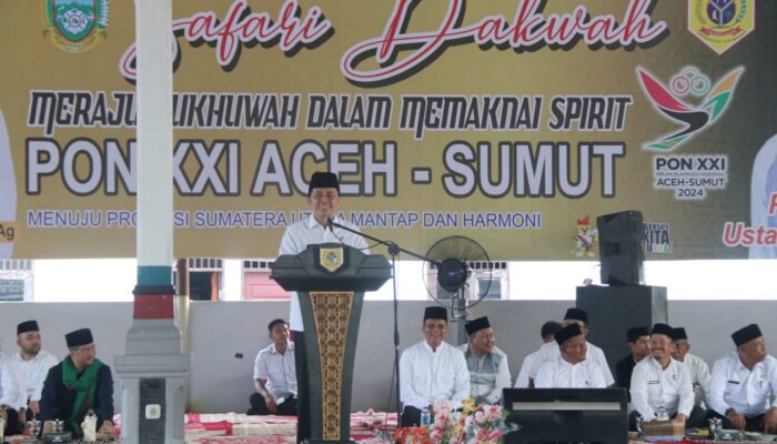 Pj. Gubsu Safari Dakwah PON Di Labusel