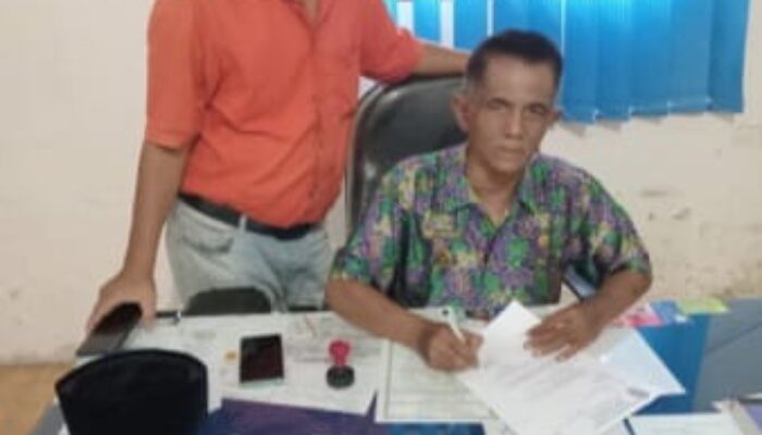 Kades Marindal 1 Ardianto Minta Dinas SDABMBK DS Bantu Penerangan Di Jalan Roso