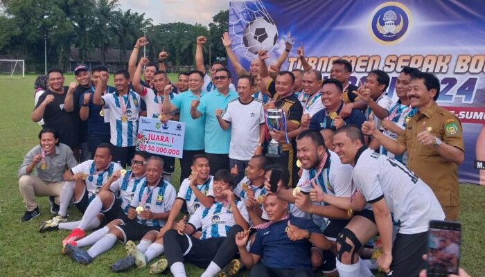 Langkat Juara Sepakbola Korpri 2024