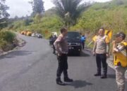 Polres Simalungun Amankan Jalur Balap Sepeda PON