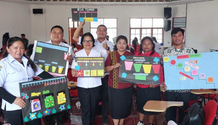 Kuatkan Numerasi, Guru Di Karo Antusias Membuat Media Pembelajaran