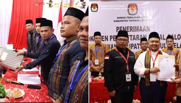 KPU Tapsel: 2 Paslon Bupati Dan Wakil Bupati, Memenuhi Syarat