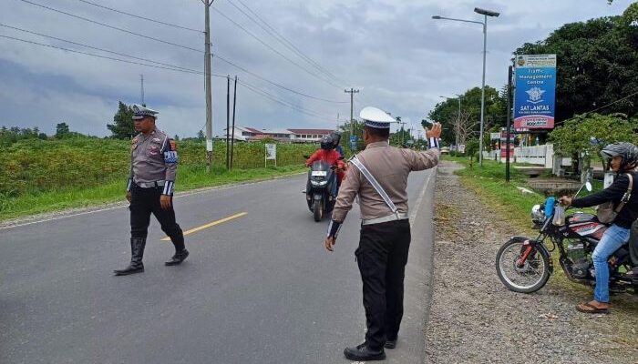 Polres Simalungun Pastikan Kelancaran Dan Keamanan Arus Libur Weekend