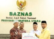 Baznas Sumut Salurkan Infaq Jamaah Haji Tahun 2024 Senilai Rp 185 Juta