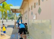 Sambut Atlet PON XXI Di Atim BKPRMI Bersih-bersih Masjid