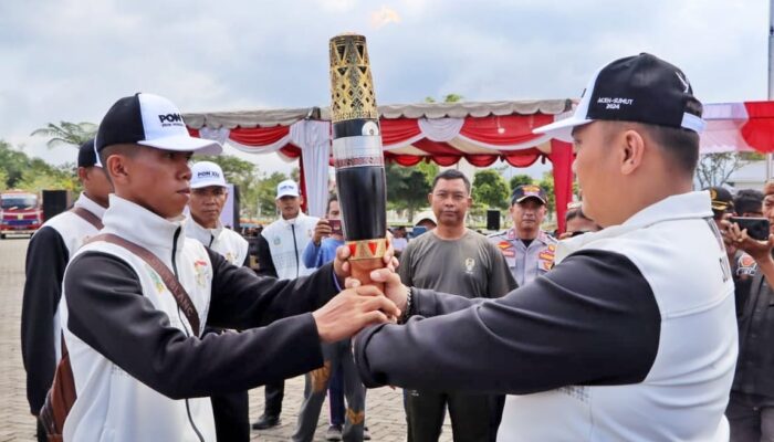 Pemkab Simalungun Sambut Kirab Api PON XXI Aceh-Sumut Tahun 2024