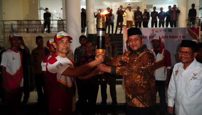 Obor Api PON XXI 2024 Bersemayam Di Aceh Utara