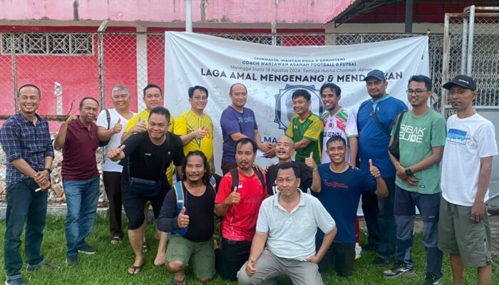 WAFF Tahan Kejari Asahan Dalam Laga Amal