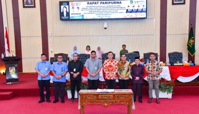 DPRD-Pemko Medan Teken Ranperda P APBD 2024, Pendapatan Daerah Capai Rp 7,166 T