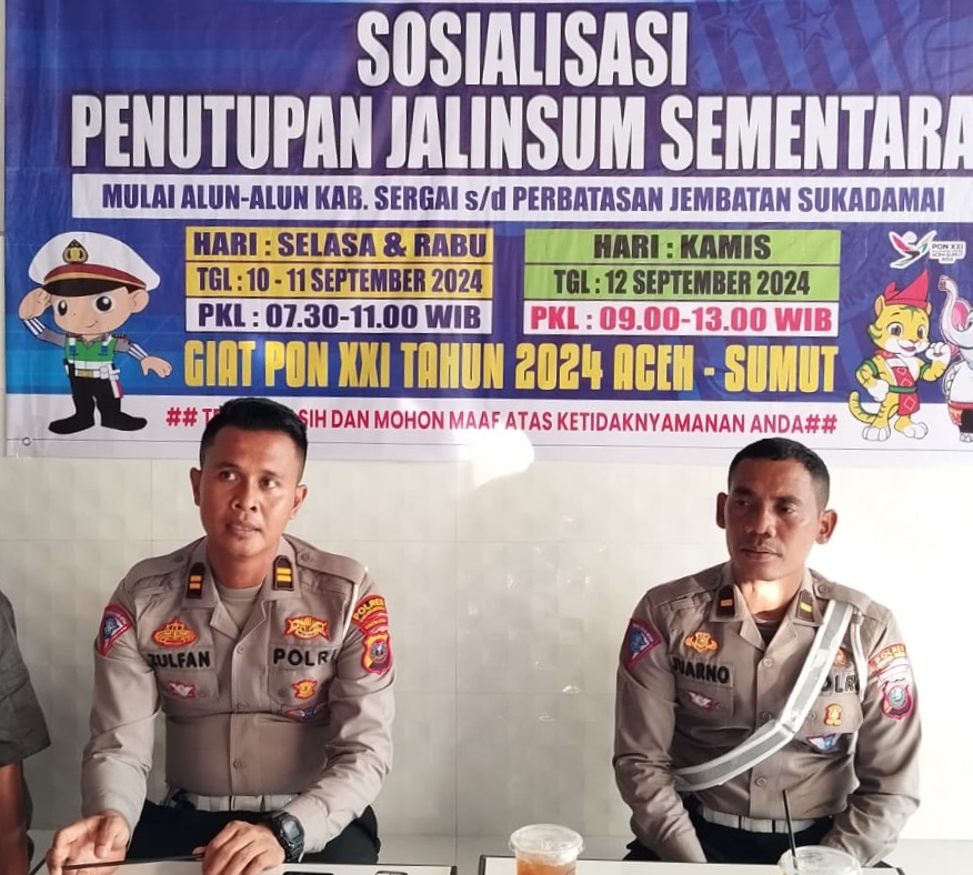 Balap Sepeda PON XXI, Polres Sergai Siagakan 200 Personel