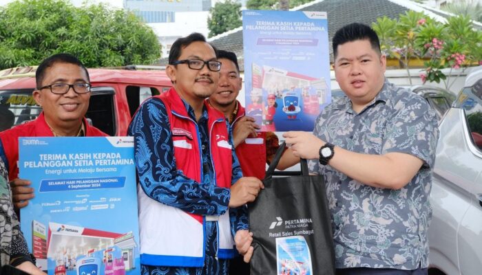 Harpelnas, Pertamina Patra Niaga Regional Sumbagut Sapa Pelanggan Dan Beri Apresiasi