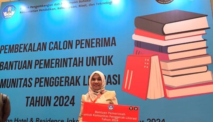 Rumah Literasi Ranggi Terima Banpem Untuk Pegiat Literasi