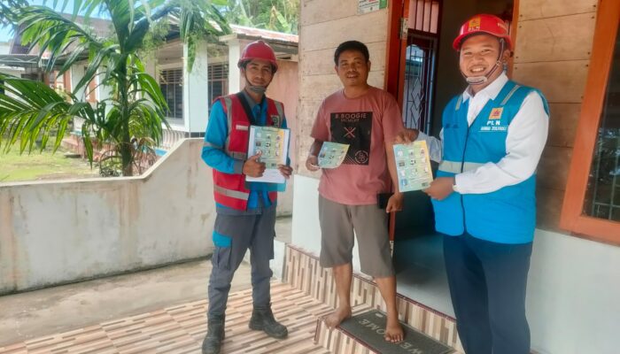 PLN UP3 Nias Sosialisasi Door to Door Tingkatkan Pemahaman Bahaya Listrik