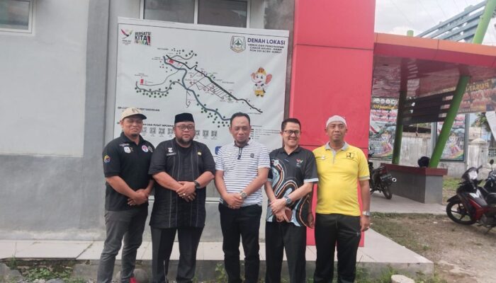 Sekda Agara Tinjau Kesiapan Posko PON XXI Cabor Arung Jeram