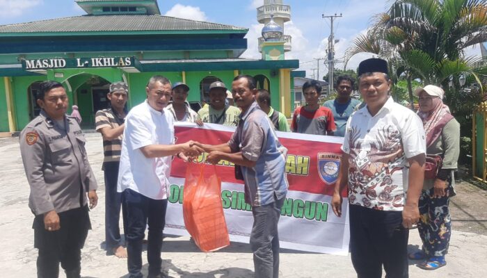 Polres Simalungun Bagikan Peduli Warga Kurang Mampu