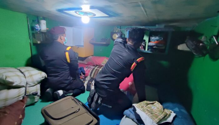 Rutan Tarutung Razia Kamar Hunian Warga Binaan