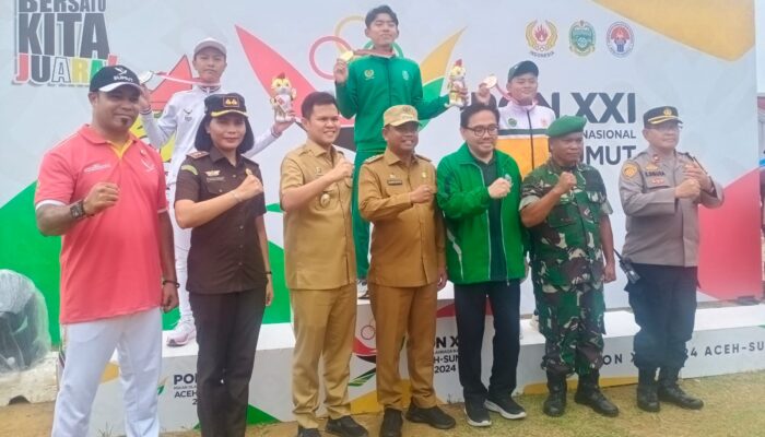 Cabor Balap Sepeda PON XXI Di Sergai, Jawa Timur Borong Emas