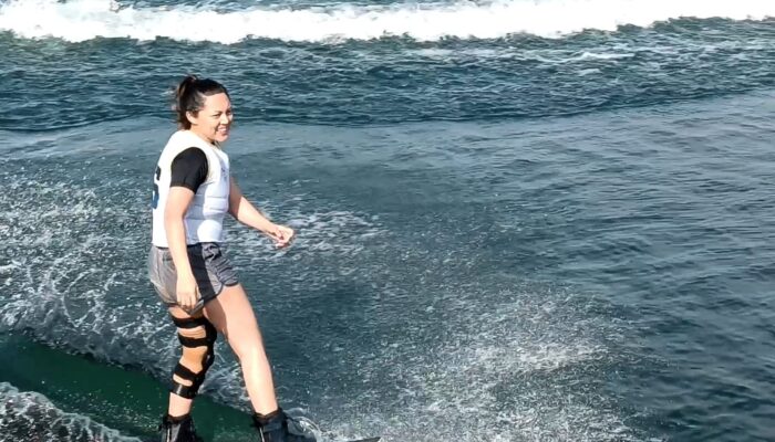 Nadya Atlet Jabar Berdarah Batak Tampil Sempurna di Danau Toba
