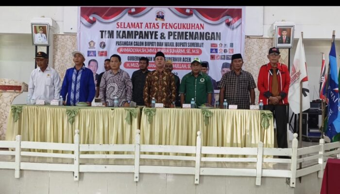 Dua Ratusan Tomas Simeulue Dikukuhkan Menangkan AHI