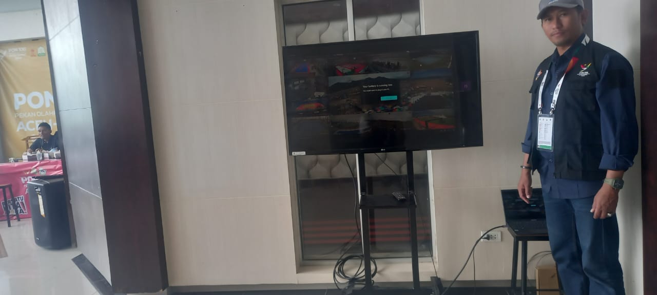 Kominfo Bener Meriah Fasilitasi Media Center Bandara Rembele
