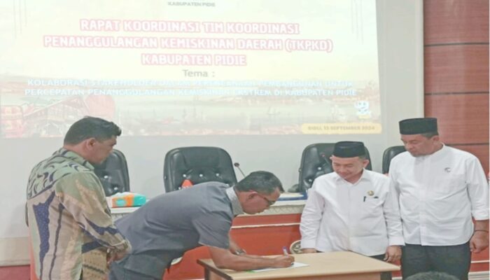 Bappeda Pidie Gelar Rakor TKPKD 2024