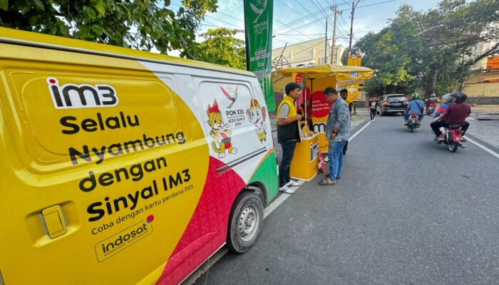 Indosat Perkenalkan Inovasi Mobile Selling Di PON XXI Aceh-Sumut 2024
