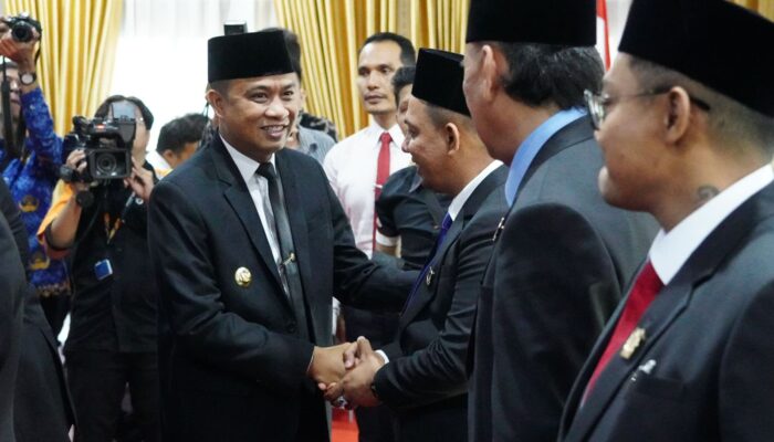 Pj Wali Kota Hadiri Pemberhentian Dan Pelantikan Anggota DPRD Tebingtinggi