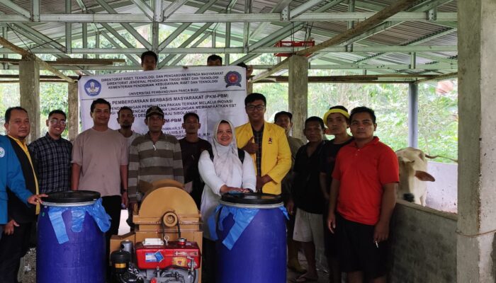 Tim PKM UNPAB Tingkatkan Produksi Pakan Ternak Lewat Inovasi Teknologi