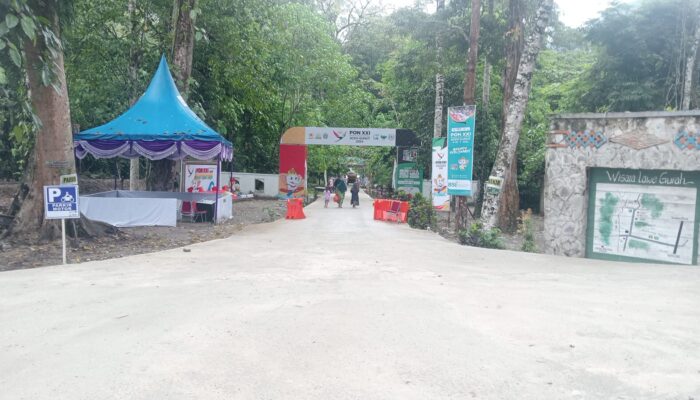 DLHK Agara Bersihkan Lokasi Pasca Cabor Arung Jeram