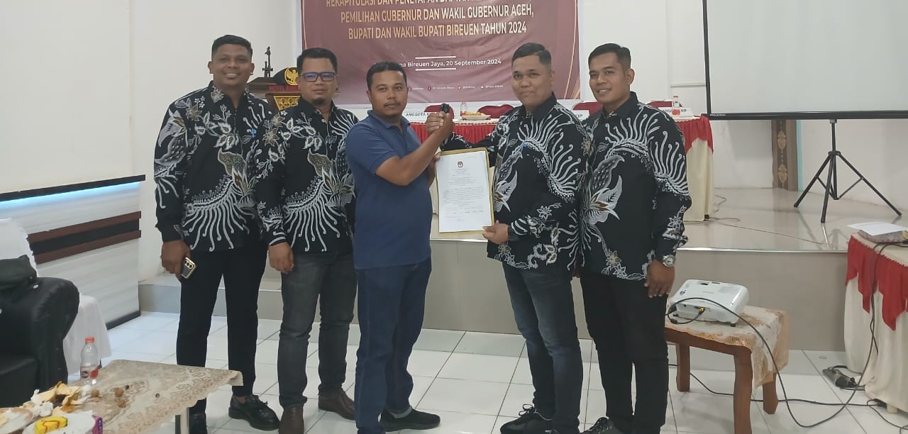 Di Bireuen, Sebanyak 316.604 Daftar Pemilih Tetap