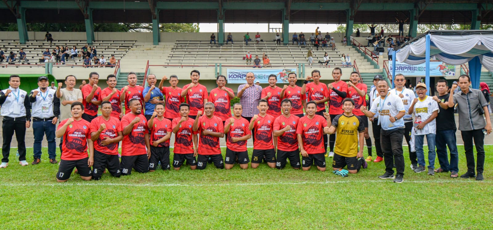 Sergai Runner Up, Langkat Juara Pool Turnamen Korpri
