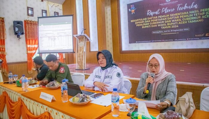 DPT Pilkada Aceh Tamiang Ditetapkan