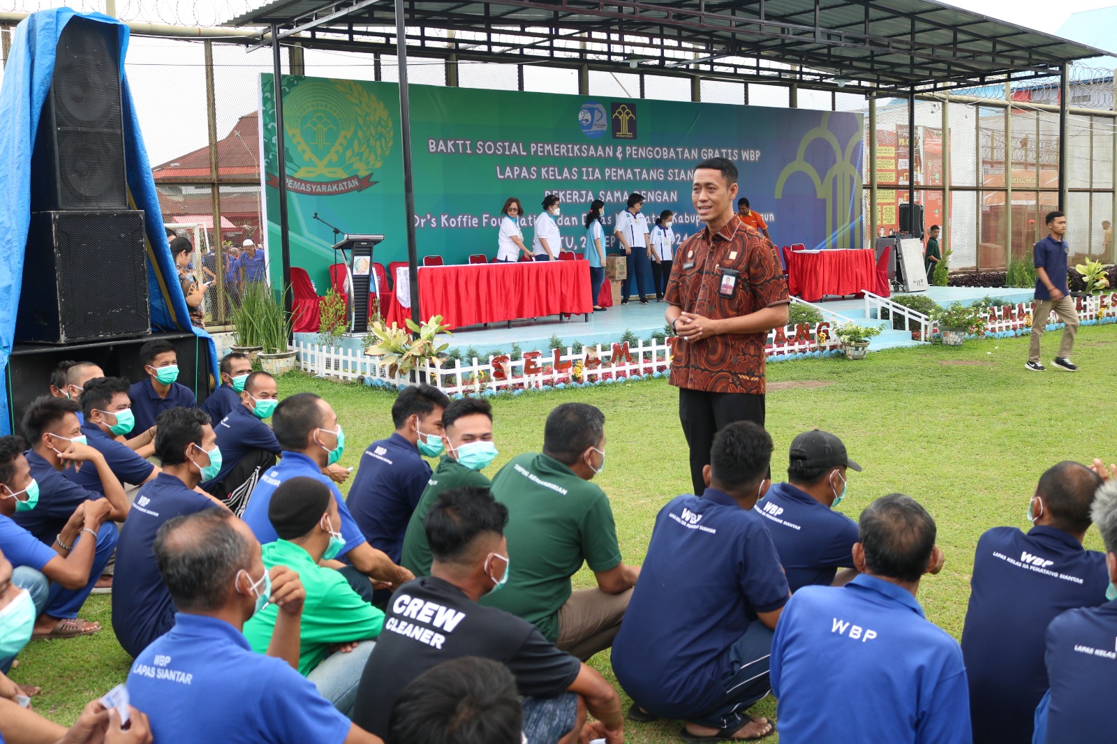 Lapas P.Siantar-Dr’s Koffie Foundation Periksa Kesehatan Gratis WBP