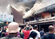 Rencana Direnovasi, Ratusan Kios Gedung IV Lantai II Pasar Horas Hangus Terbakar