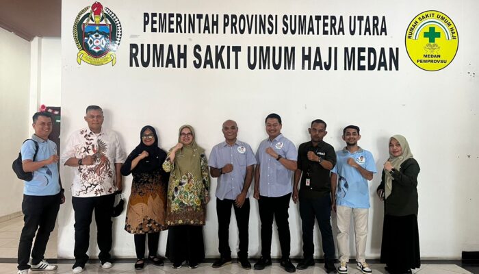 Gibran Center Silaturahmi Dengan RSU Haji Medan
