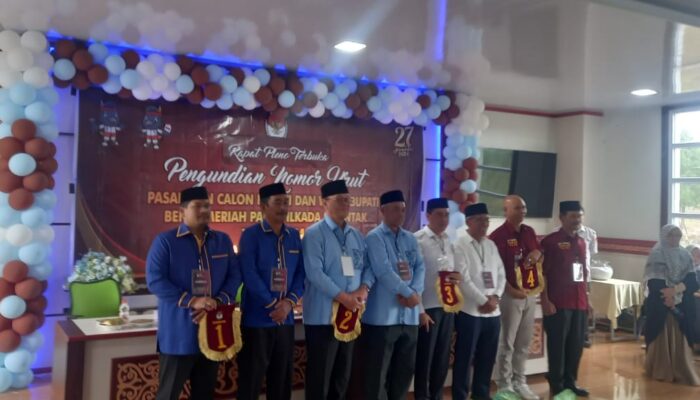 KIP Bener Meriah Tetapkan Nomor Urut 4 Cabup-Wabup