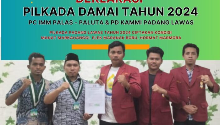IMM Dan KAMMI Palas Deklarasikan Pilkada Damai